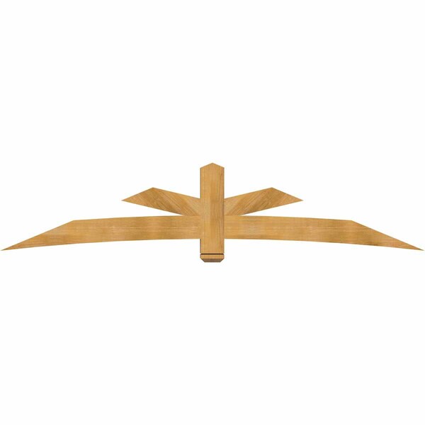 Ekena Millwork Alberta Rough Sawn Timber Gable Bracket, Western Red Cedar, 108"W x 22"H x 6"D x 6"F, 5/12 Pitch GBW108X22X0606ALB00RWR - main